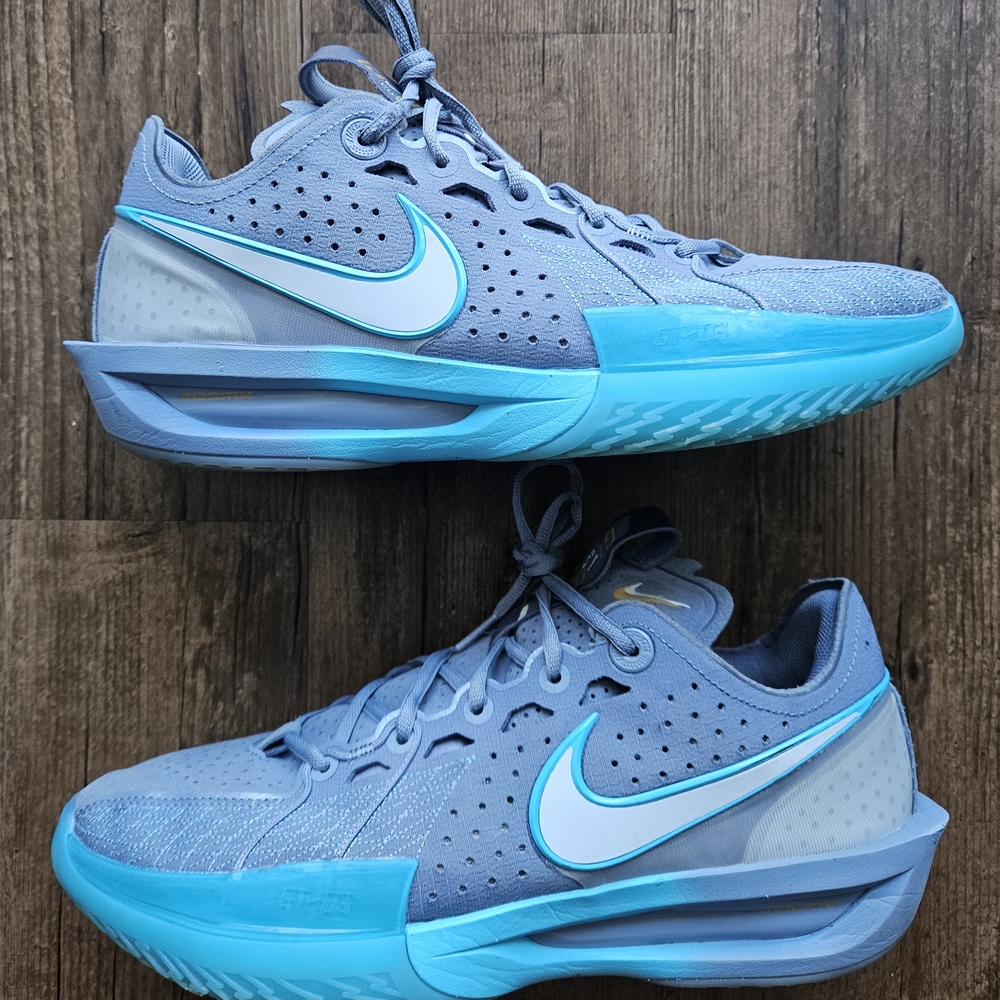 Nike G.T. Cut 3 "Ashen Slate/Baltic Blue/Metallic Gold/Football Grey" Men's Bask